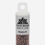 Японский бисер TOHO Treasure (№222), металлизированный, непрозрачный глянцевый