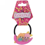 Резинка для волос 1 шт детская «Juiciness- Подружки», микс 6 цветов, d- 4 см