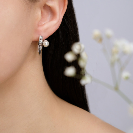 "Ликс" серьги из коллекции "Жемчужная" от Jenavi