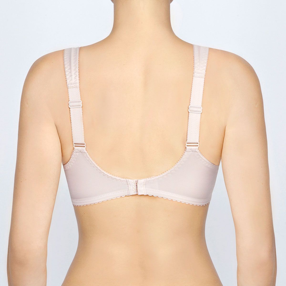 Бескаркасный бюстгальтер с мягкой чашкой (Размер: 90C) (Цвет: пудровый)