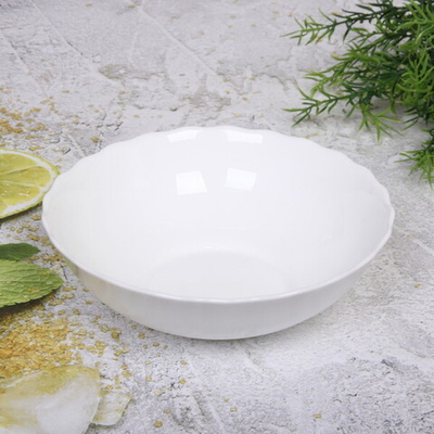 Салатник «White magic» 1000мл стеклокерамика 17,5*5,6см Ромашка