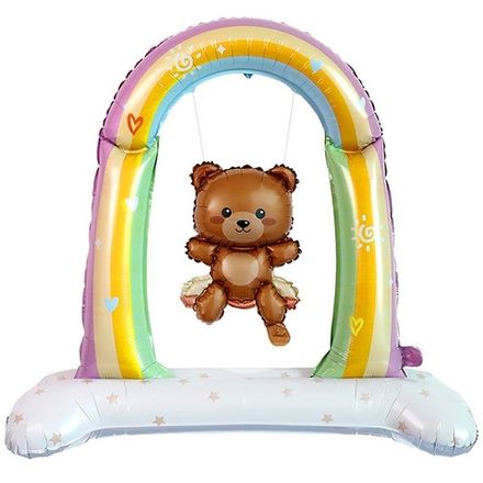 Объемная фигура "Мишка на качелях"