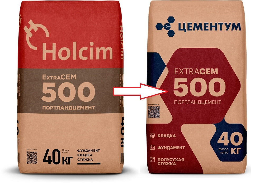 Цемент HOLCIM Extra Cem 500 40 кг