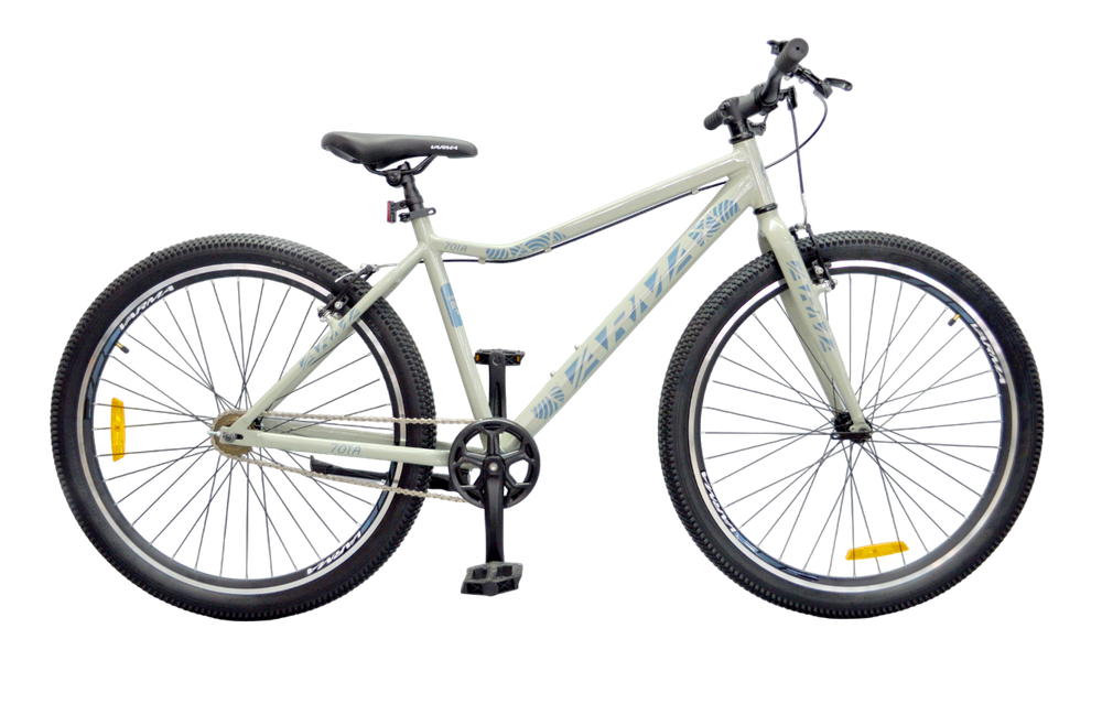 Велосипед 27,5" Varma 701A  1 ск. р.18  серый,  ал.
