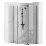 Душевой уголок Loranto NEO CS-22108 100x100 прозрачное стекло/профиль серебро