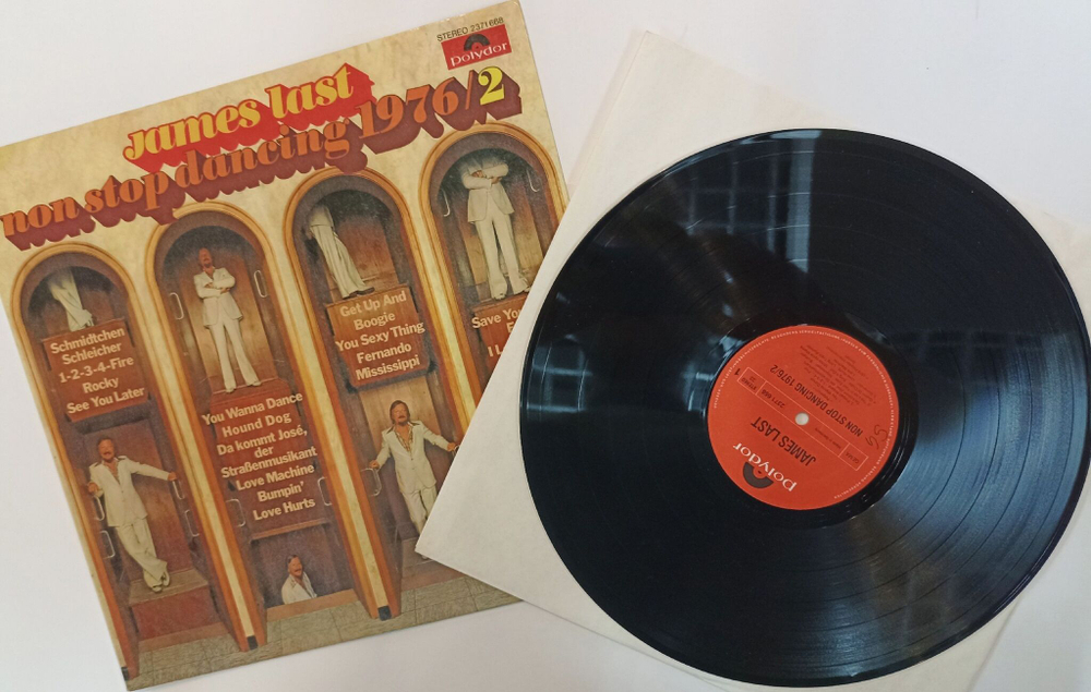 Винтажная виниловая пластинка LP James Last Non Stop Dancing 1976 (Germany 1976)