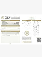 Бриллиант природный огранки Ашер 0,52 карата, чистота 6, бесцветный, сертификаты