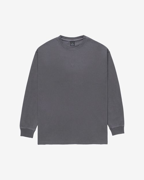 Лонгслив Яндекс Garment Dyed графитовый