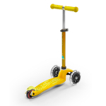Самокат Mini Micro Deluxe Желтый LED Дисконт Box