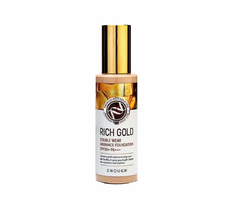 Тональный крем с золотом ENOUGH Rich Gold Double Wear Radiance Foundation 100 гр тон 13