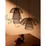 Светильник подвесной vinger, D48х30 см, белый/бежевый/золотой