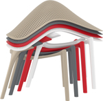 Лаунж-кресло пластиковое, Siesta Contract Sky Lounge, бежевый