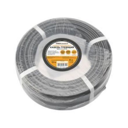 Кабель греющий саморегулирующийся SRL16-2 неэкранированный, 16Вт/м, 50м PROconnect