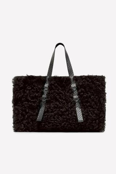 ZARA Х LUDOVIC DE SAINT SERNIN КОЖАНАЯ СУМКА-ШОППЕР, ШОКОЛАДНЫЙ