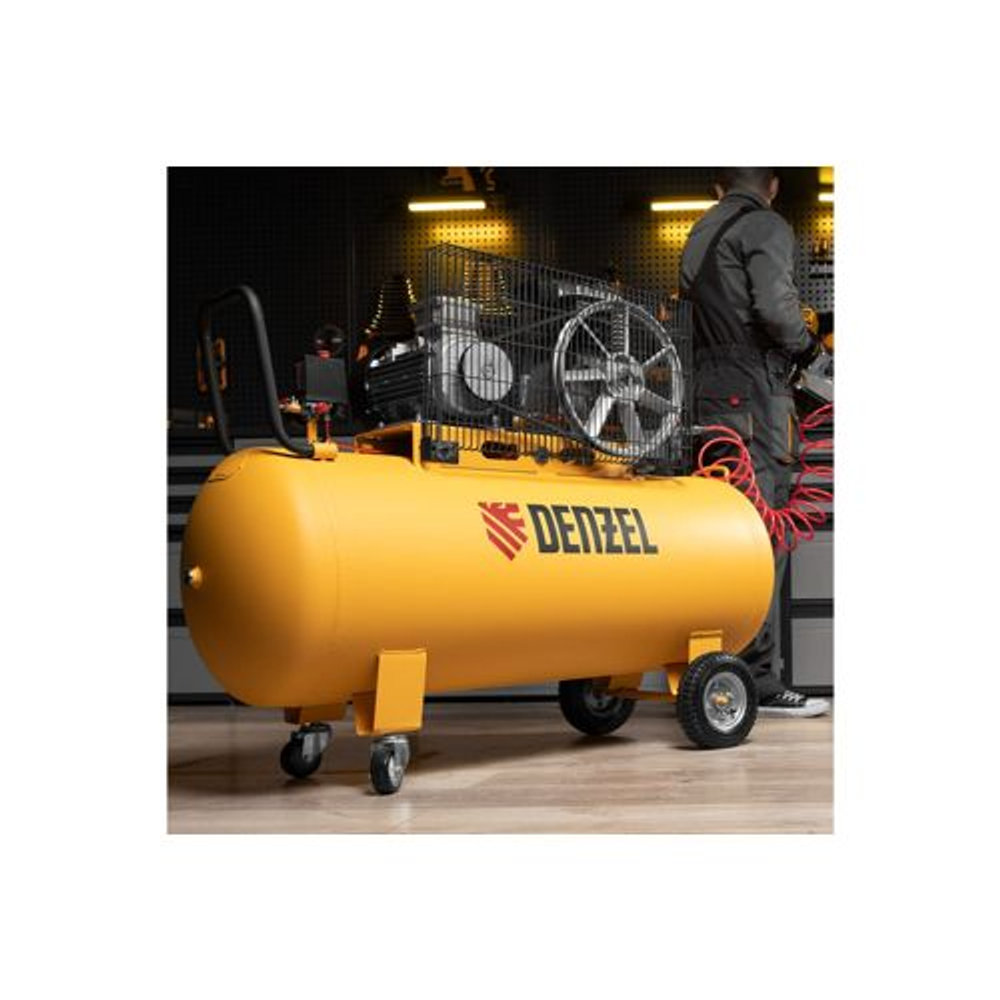 Компрессор воздушный Denzel BCI4000-T/100, 4.0 кВт, 100 л, 690 л/мин