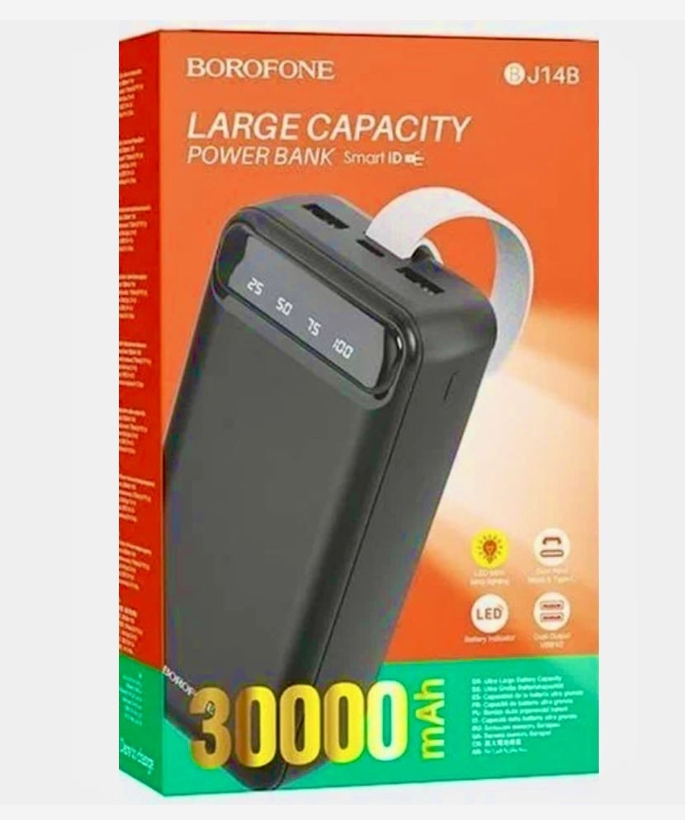 Power Bank 30000mAh, Borofone BJ14B, черный