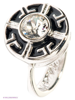 "Дэус" кольцо в родиевом покрытии из коллекции "Мариот" от Jenavi