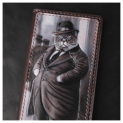 Кошелек лонгер «Кот Гангстер»