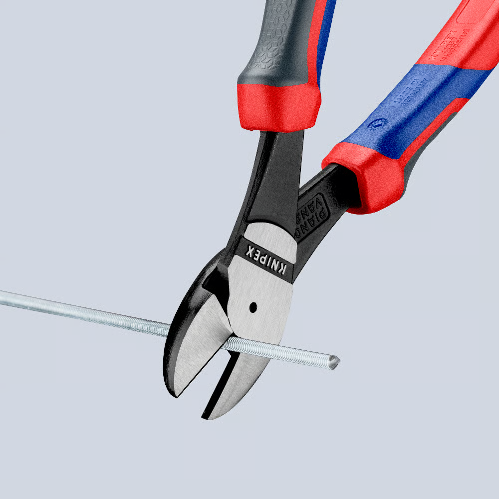 Кусачки боковые особой мощности черненые 200 мм KNIPEX 7402200