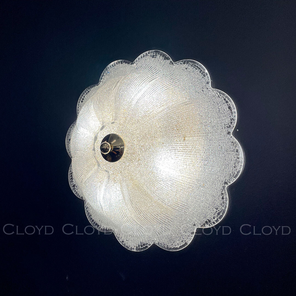 Потолочный светильник Cloyd OBELIA FM9 / Ø50 см - золото - стекло satin (арт.11281)