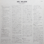Teddy Wilson / Mr. Wilson (The Fabulous Teddy Wilson At The Piano)(LP)