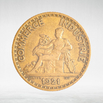 France, 1 Franc 1921 - Chambers of Commerce, XF