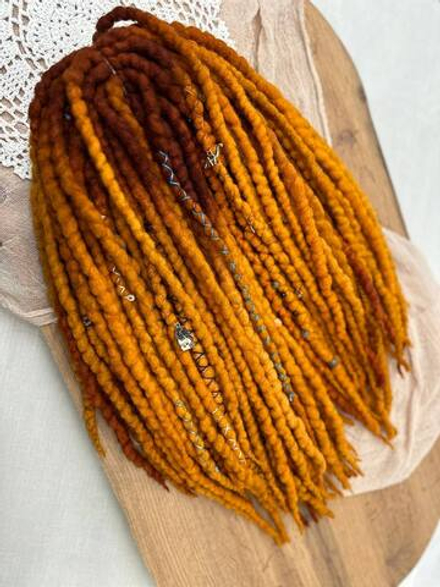 Фактурные войлочные дреды