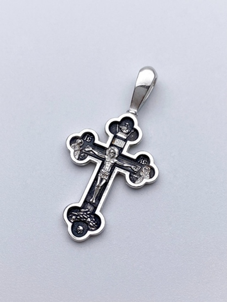 Крест из серебра/Частичное чернение