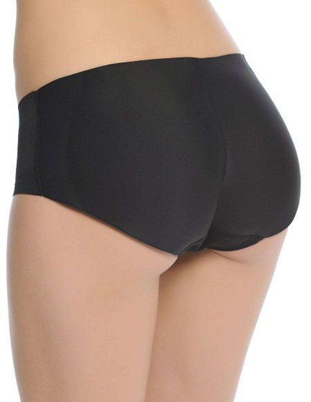 Бесшовные трусики с заниженной талией (Размер: L) (Цвет: бежевый)