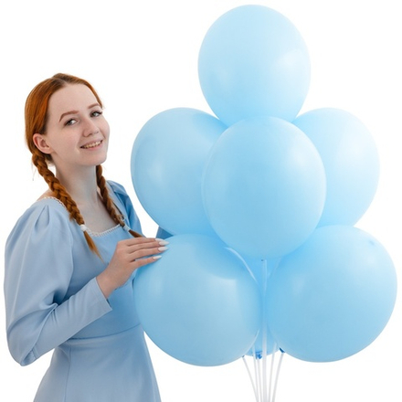 Голубой воздушный шар, 36 см