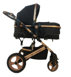 Детская коляска-трансформер 3 в 1 Luxmom 518W,с автолюлькой