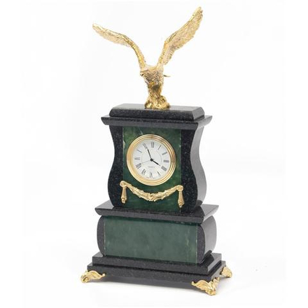 Часы "Орел" нефрит бронза 150х75х250 мм 1850 гр. R116647?