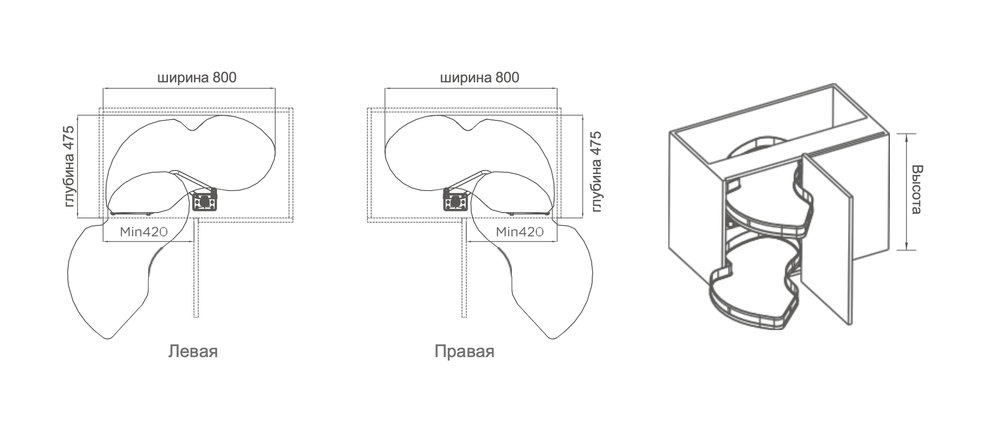 Поворотные полки 3.0 DIAMOND
