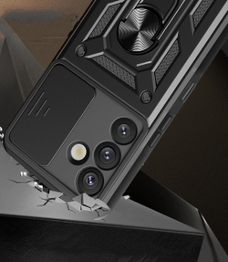 Чехол с кольцом Bumper Case для Samsung Galaxy S24 FE