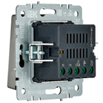 BRITE Кнопка звонка с индикацией для отелей 10А ВС10-1-9-БрС сталь IEK