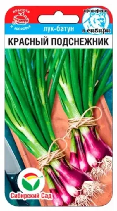 Лук Батун Красный подснежник 0,5г (Сиб Сад)