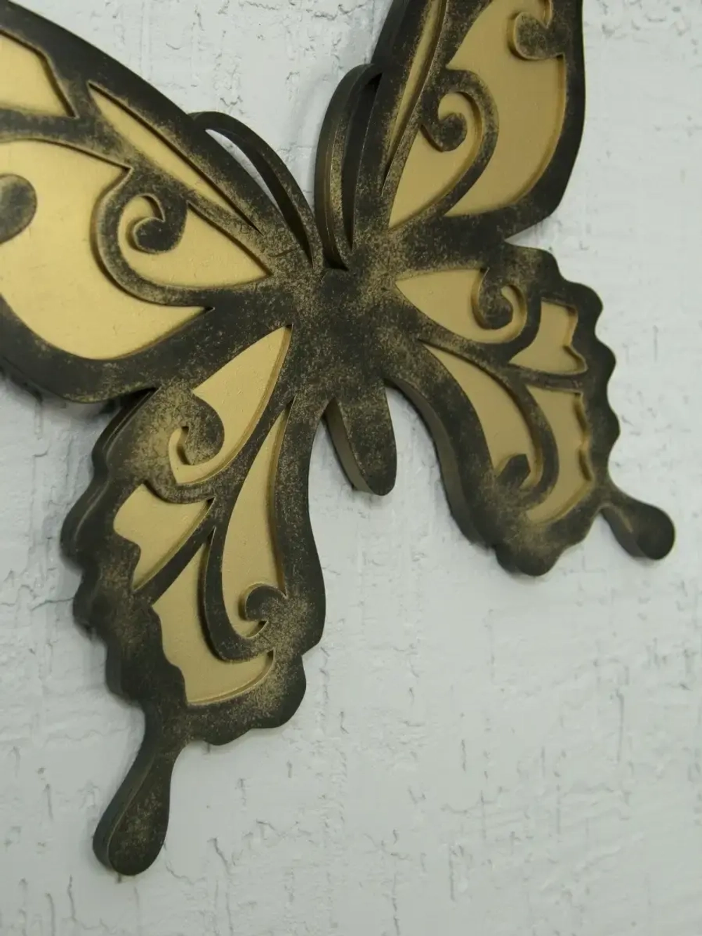 Декор для дома на стену "Золотые бабочки"