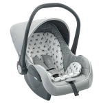 Автокресло UNICA, LB321, гр. 0+ (0-13кг) св.серый (Indigo)