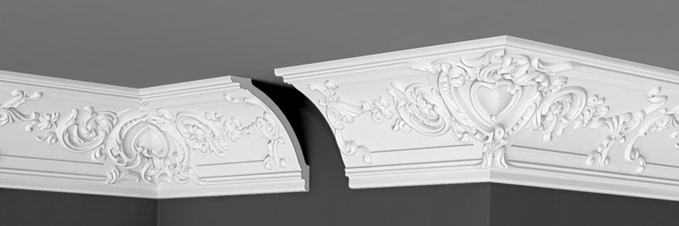 Плинтус потолочный Де-Багет Декор ДП 33/170