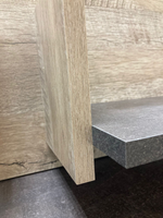 Полка навесная №2 Клео Дуб Юкон/Ателье темное