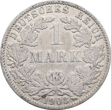 1 марка 1903 Германская Империя "A"