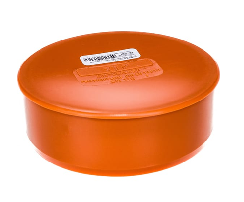 Заглушка НК ПП 110,  коробка,рыжий, РТП (40/1)