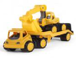 Пластмассовая игрушечная машина Toy Bibib "Эвакуатор маленький" желтый (35*12*10 см) сетка