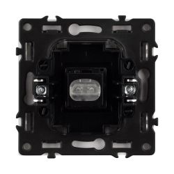 Механизм HDMI розетки SCT-NOBE-MHD1-SFPL-IS (Arlight, Никель) 061845