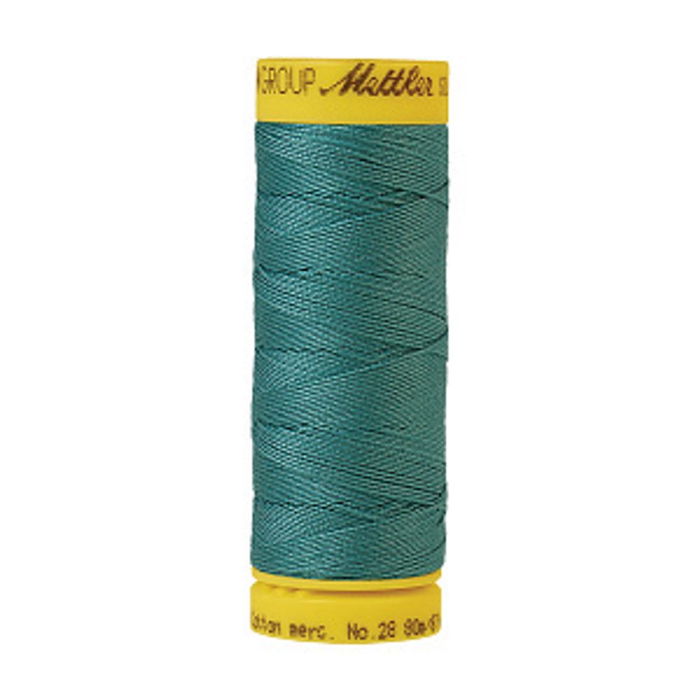 Нить швейная отделочная Silk-Finish Cotton (намотка 80 м) (Mettler, 100%хлопок, 0611)