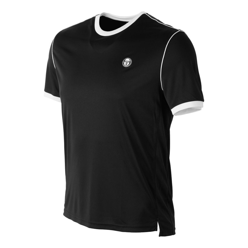 Мужское теннисное поло Sergio Tacchini T-Shirt Men - Black, White