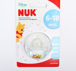 4805438 Соска-пустышка ортодонтическая, силикон, от 6 мес., TRENDLINE ДИСНЕЙ, цвет МИКС