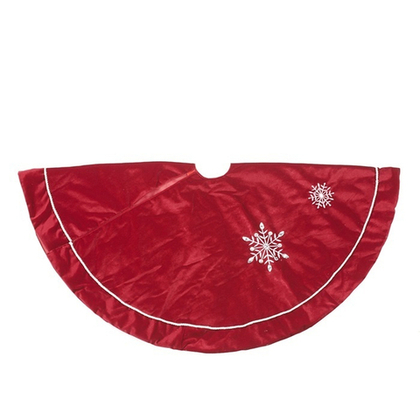 Юбка под ёлку со снежинкой