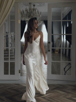 Комбине V вырез по спине wh