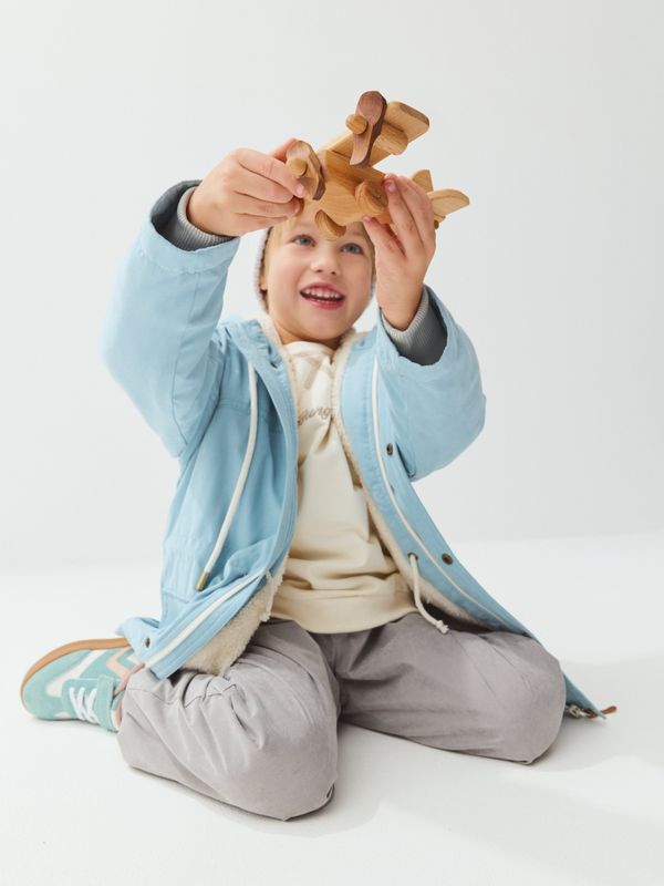 Парка демисезонная на меху 